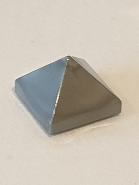 1x1 Pyramidenstein Convex dunkles pearlsilber pearl dark gray