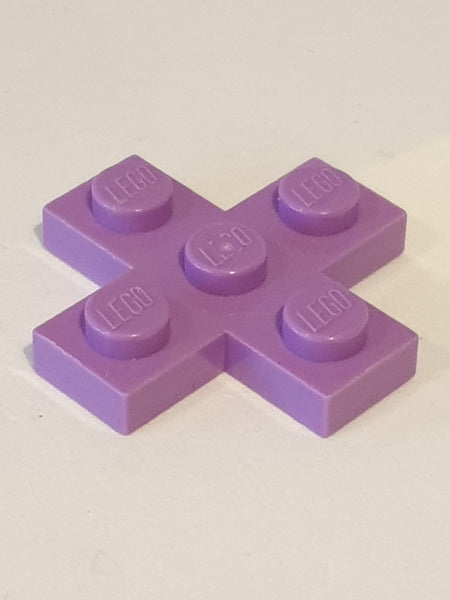 3x3 Platte Kreuz medium lavender lavendel