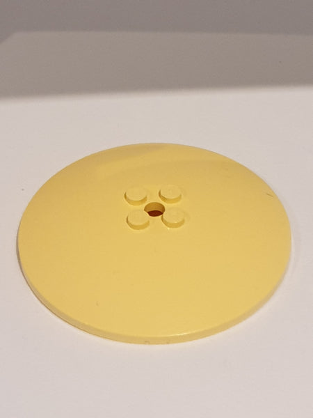 8x8 Parabol-Antenne Satschüssel Ø64 solide Noppen hellgelb Light Yellow