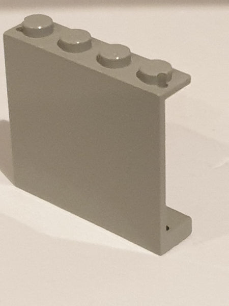 1x4x3 Wandelement Paneel ohne Seitenstützen hohle Noppen althellgrau light gray