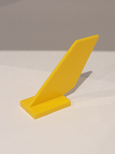 2x3 Heckflügel Flugzeugruder (Shuttle) gelb