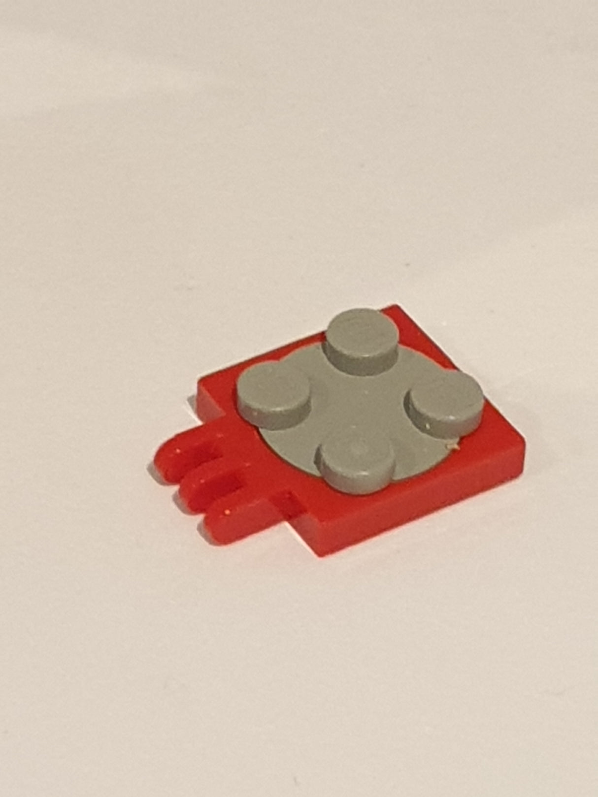 2x2 Drehteller Platte mit 3 Fingern rot