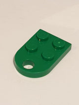 2x2 modifizierte Platte mit Loch grün