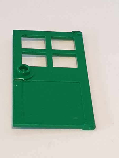 1x4x6 Tür mit 4 Fenster und Griff grün