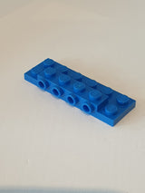 2x6 modifizierte Platte mit Noppen an der Seite Snot blau