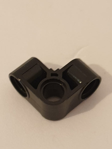 2x2 Technik Pin- Verbinder senkrecht gebogen schwarz black