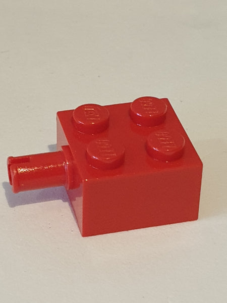 2x2 modifizierter Stein mit Pin rot