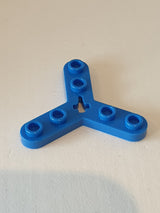 Technik Platte Rotorblatt 3 mit glatten Enden und 6 Noppen (Propeller) blau