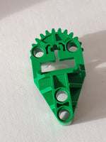 Technik Zahnrad Gearbox Hälfte grün