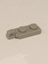 1x2 Scharnierplatte 1 Finger mit Nut althellgrau light gray