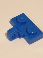 1x2 Scharnierplatte 1 Finger ohne Nut blau