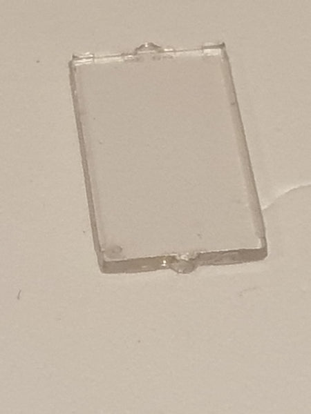 1x2x3 Fensterscheibe / Fensterglas flach Vorderseite transparent weiß trans clear