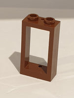 1x2x3 Fensterrahmen neubraun reddish brown