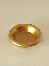 3x3 Teller / Schale mit Noppe metallicgold pearlgold