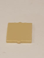 1x2x2 Fensterscheibe / Fensterglas für Flugzeugfenster flach beige tan