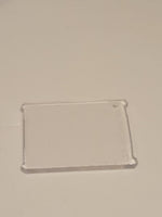 1x3x3 Glas für Fenster / Fensterglas Fensterscheibe transparent weiß trans clear