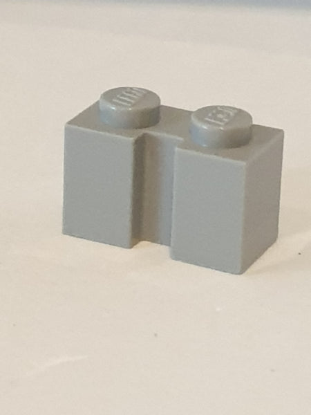 1x2 modifizierter Stein mit Rille neuhellgrau