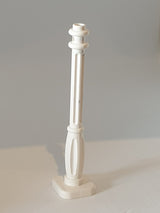 2x2x7 Laternenpfahl mit 6 Rillen, weiß white