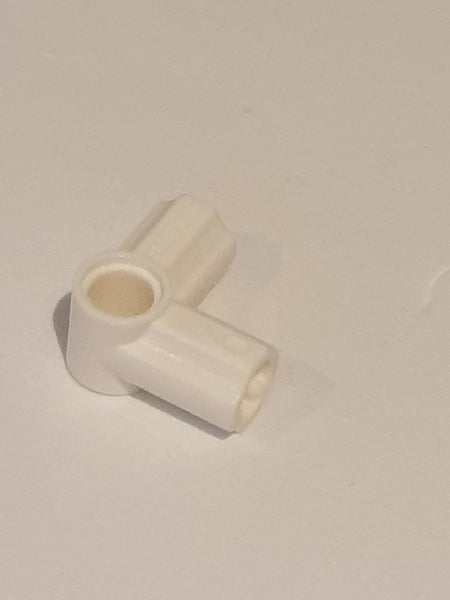 Technik Pin- und Achsverbinder #6 mit 90° weiß white