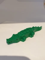 Krokodil komplett grün