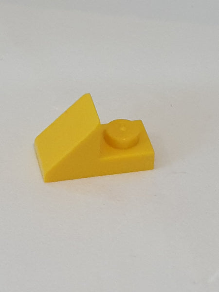 1x2 Dachstein 45° mit 2/3 Ausschnitt gelb