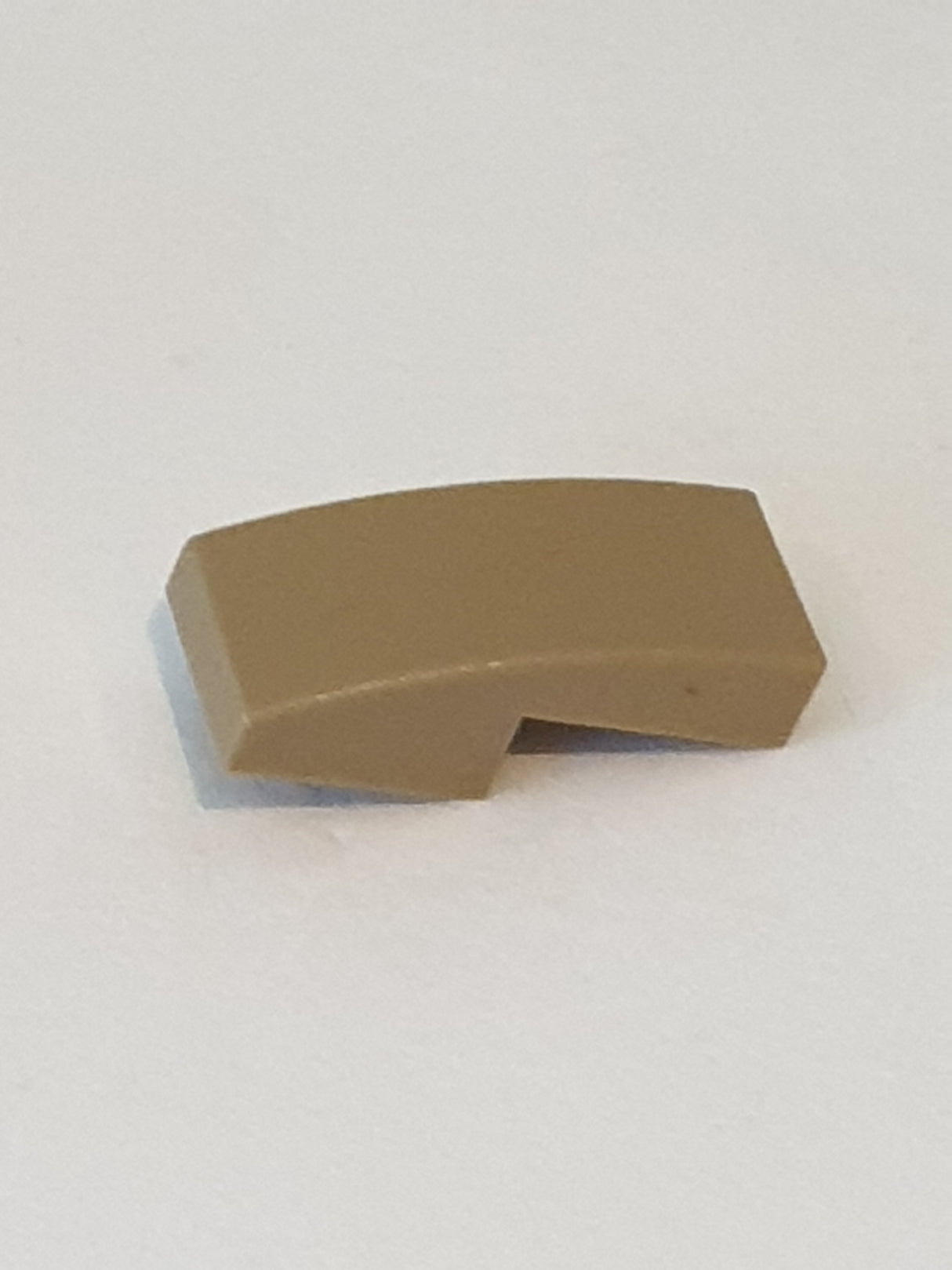 1x2 Halbbogenstein keine Noppen dunkelbeige