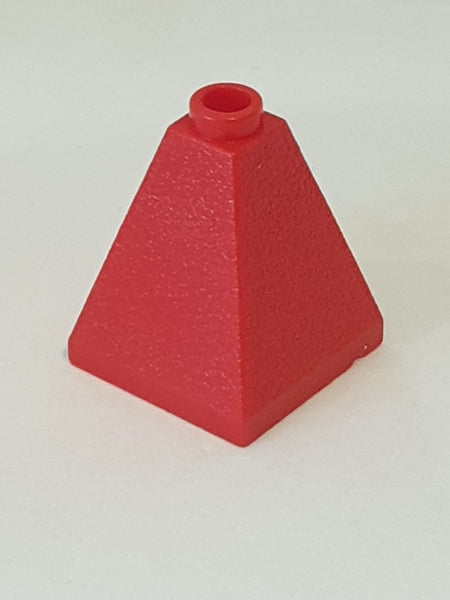 2x2x2 Pyramiden Stein 73° rot red