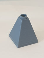 2x2x2 Pyramiden Stein 73° sandblau