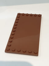 6x12 Fliese modifiziert mit Noppen auf Ecken neubraun