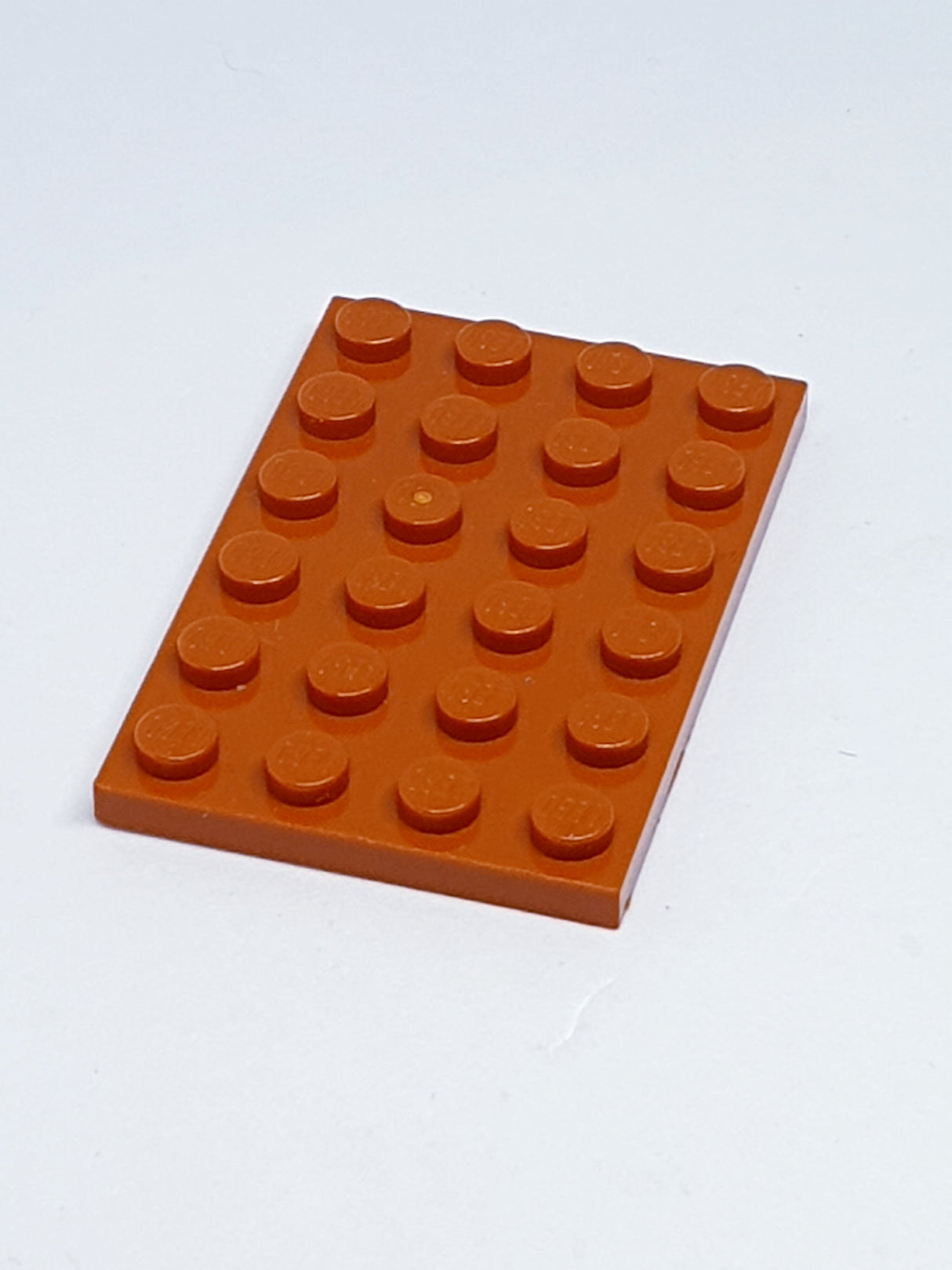 4x6 Platte dunkelorange