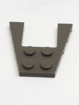 4x4 Keilplatte altdunkelgrau dark gray