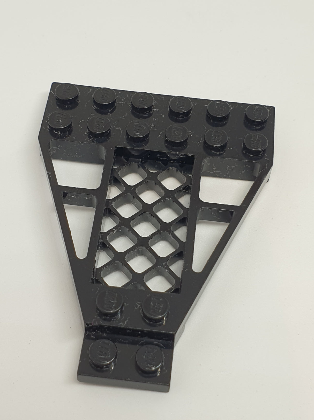 8x6x2/3 Keilplatte mit Rost schwarz black