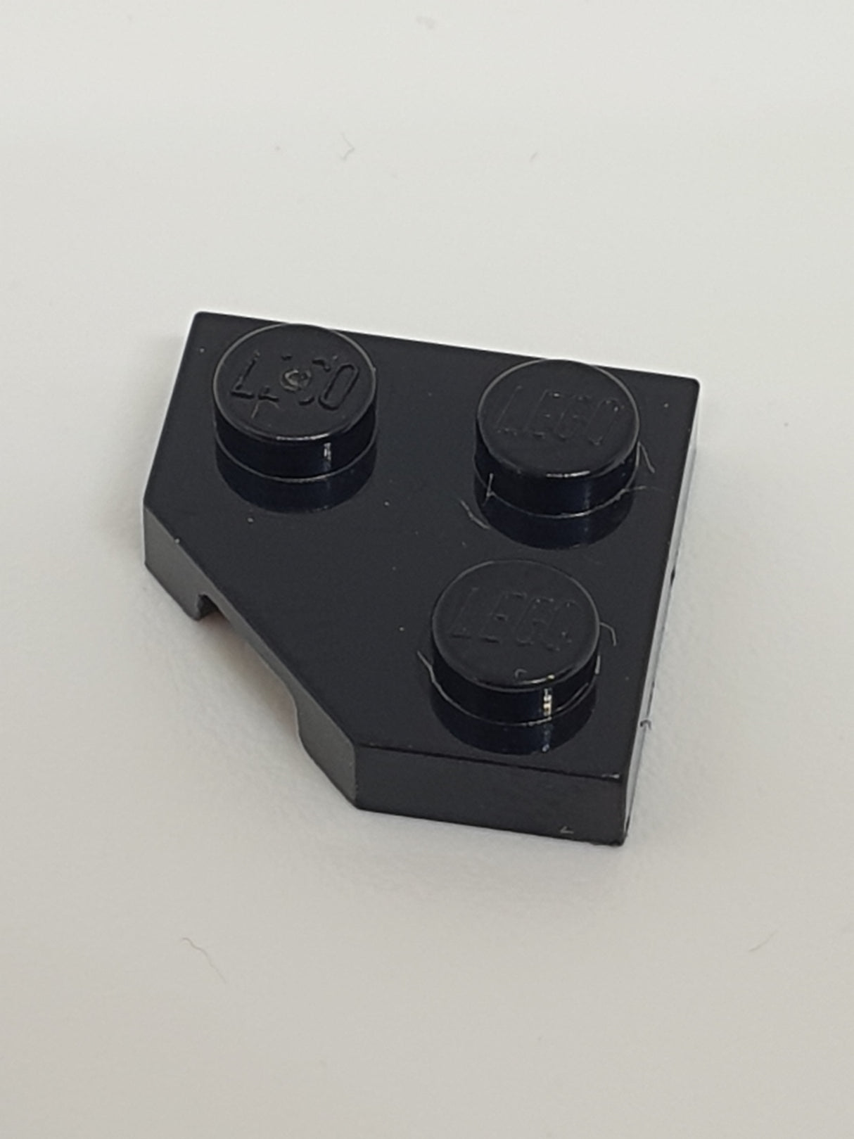 2x2 Keilplatte Eckplatte schwarz black