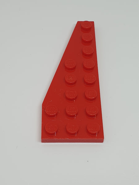 3x8 Flügelplatte links rot