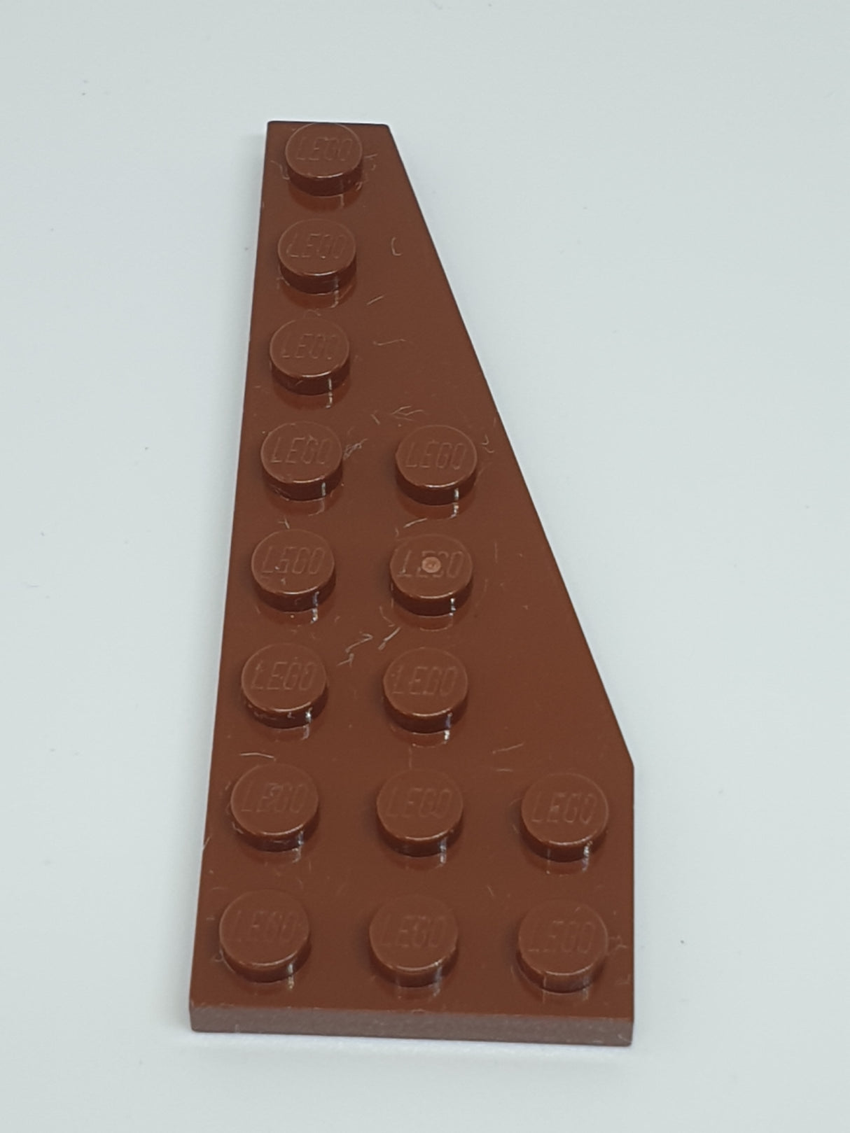 3x8 Flügelplatte rechts neubraun reddish brown