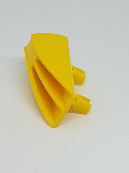 1x4x1 Fahrzeugteil Seitenschweller mit Pin doppelt gelb