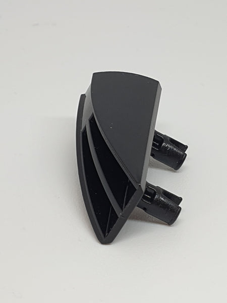 1x4x1 Fahrzeugteil Seitenschweller mit Pin doppelt schwarz black