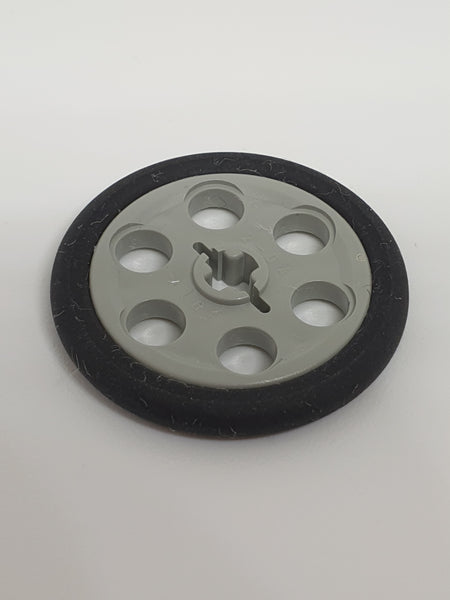 Technik Riemenscheibe (Pulley) mit Reifen althellgrau light gray