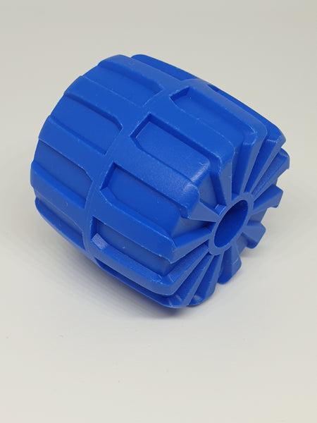 Rad aus Hartplastik 35x31mm mittel blau