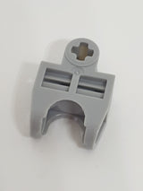 2x3 Technik Kugelgelenk mit Verbinder Open Sides, Angled Forks with Closed Axle Holes neuhellgrau