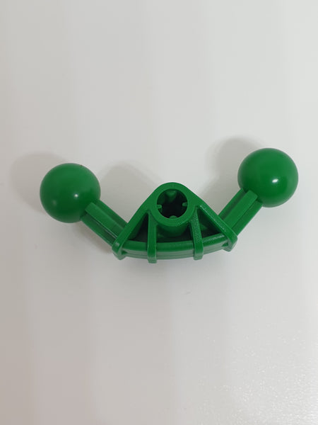 4x4x2 Bionicle Ball Joint 90° with 2 Ball Joint and Axle Hole grün