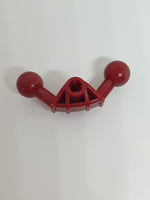 4x4x2 Bionicle Ball Joint 90° with 2 Ball Joint and Axle Hole dunkelrot