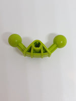 4x4x2 Bionicle Ball Joint 90° with 2 Ball Joint and Axle Hole lindgrün