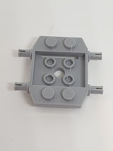 3x4x2/3 Fahrzeugbasis mit Radhalter neuhellgrau