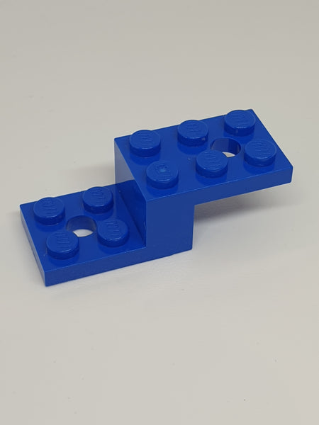 5x2x1 1/3 Winkelstein mit 2 Löchern blau