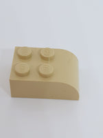 2x3 Stein modifiziert mit gebogenem Oberteil beige tan