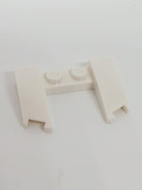 3x4x2/3 Keil mit Ausschnitt weiß white