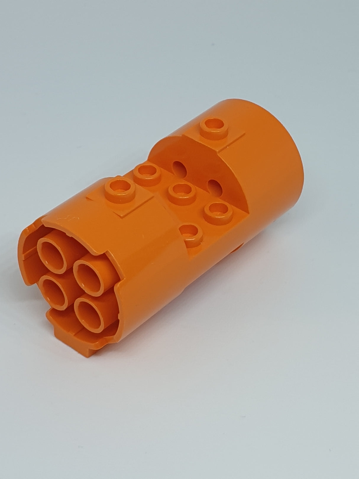 3x3x6 Motor Zylinder Düse; mit Ring zwischen den inneren Noppen orange