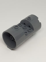 3x3x6 Motor Zylinder Düse ohne Ring zwischen den inneren Noppen neudunkelgrau