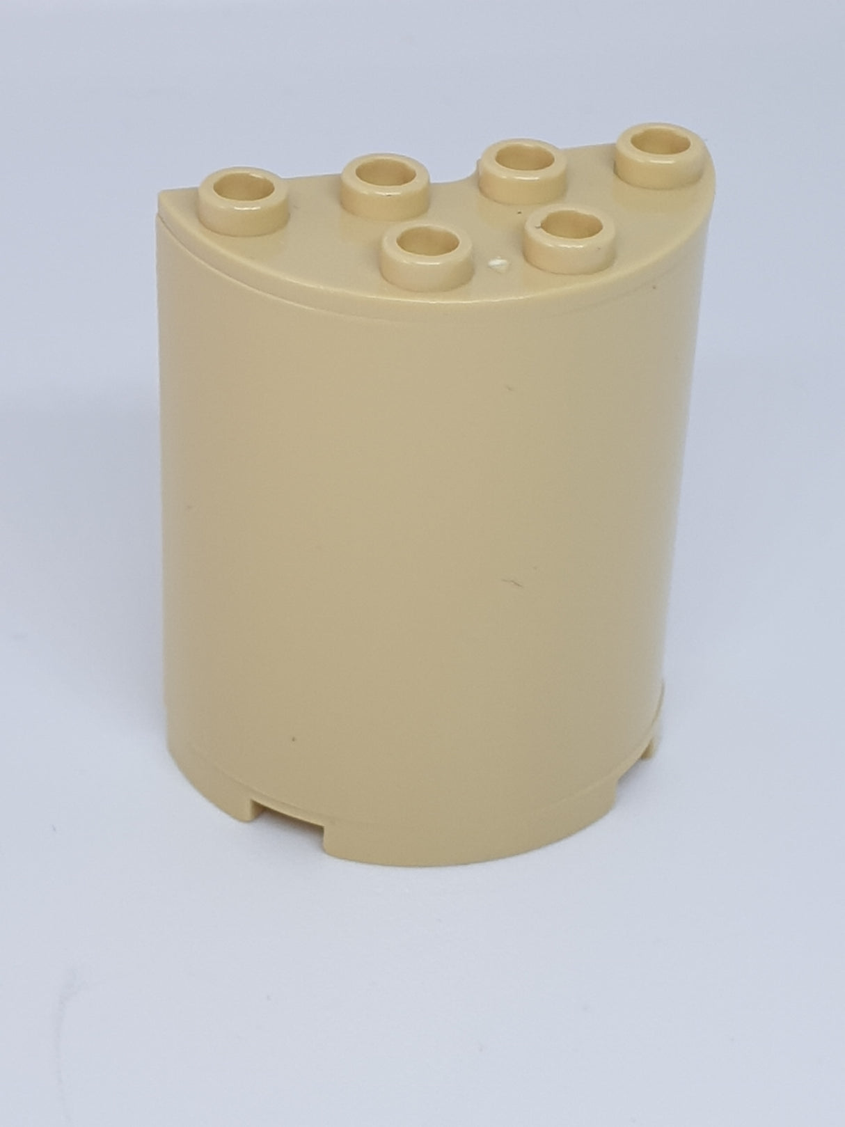2x4x4 Wandelement / halber Zylinder rund beige tan